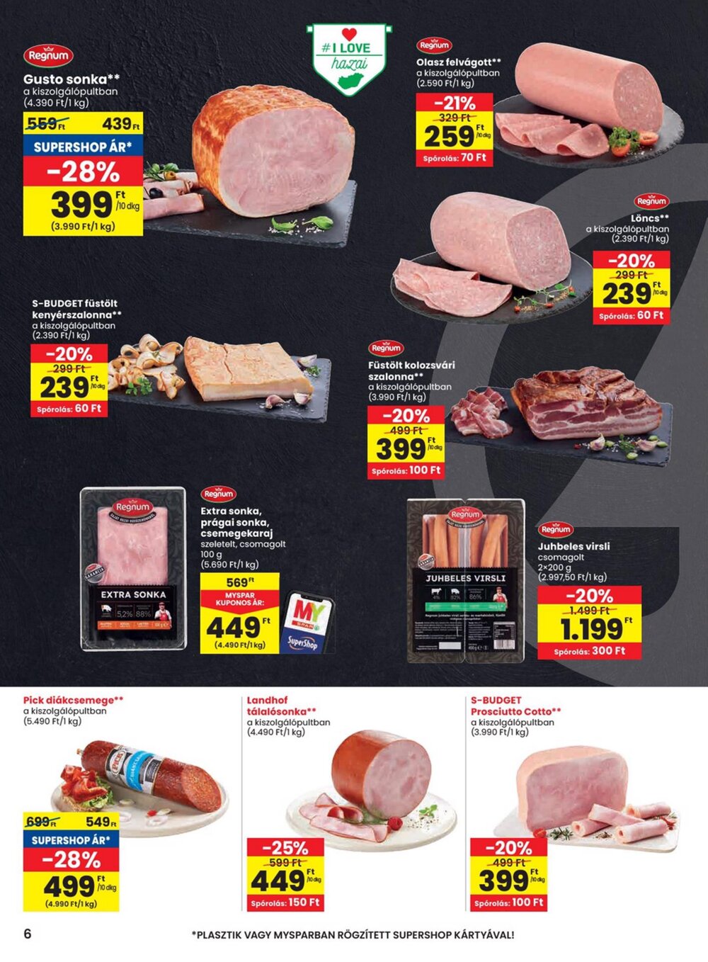 Spar akciós újság 2025.05.22-től - 6. oldal.