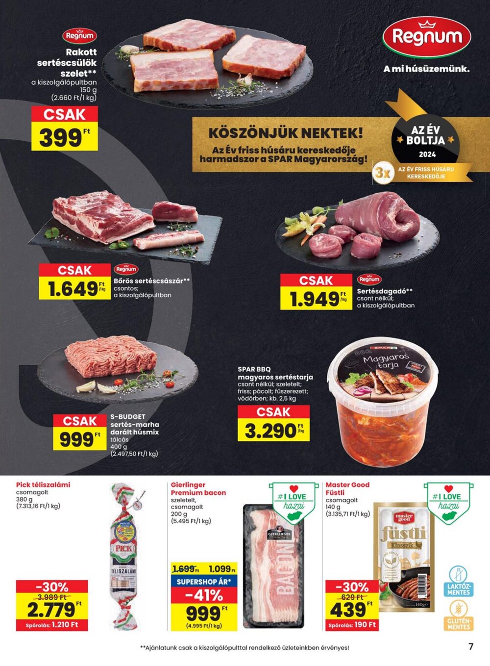 Spar akciós újság 2025.05.22-től - 7. oldal.