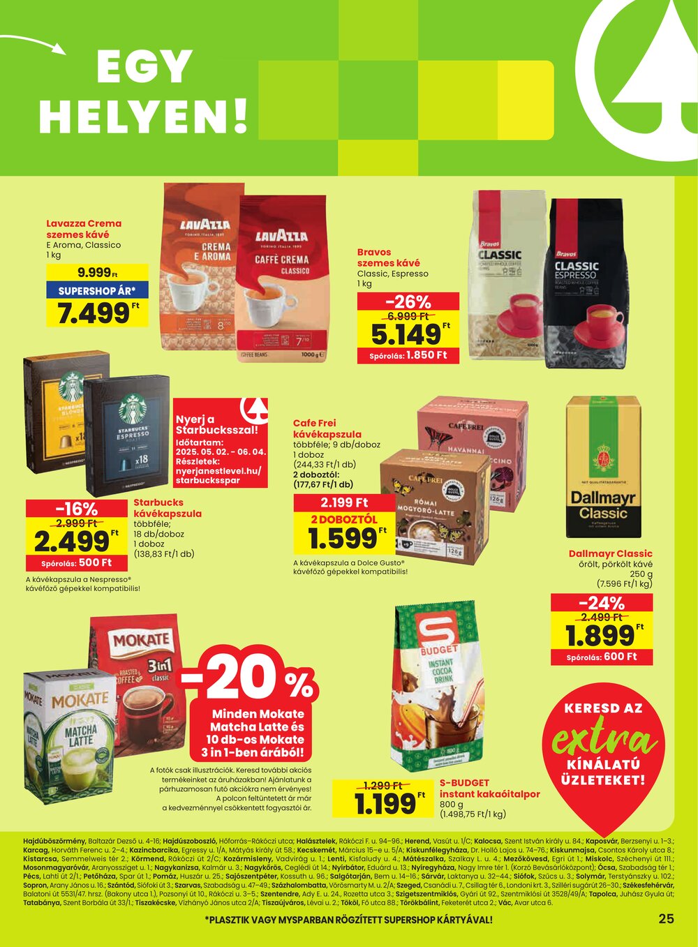Spar Extra akciós újság 2025.05.22-től - 6. oldal.