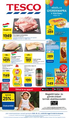 Tesco akciós újság 2025.05.22-től