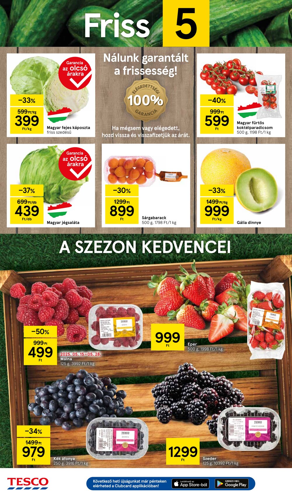 Tesco akciós újság 2025.05.22-től - 2. oldal.