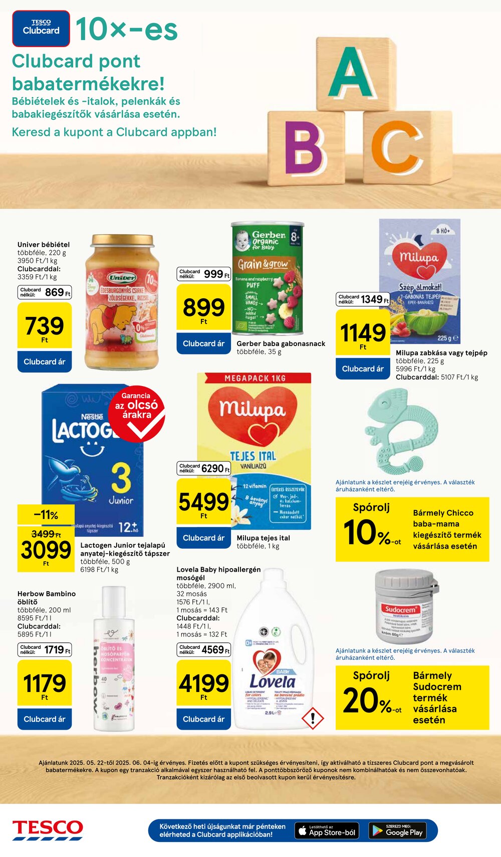 Tesco akciós újság 2025.05.22-től - 6. oldal.