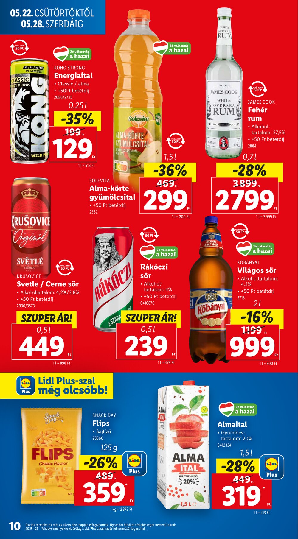 Lidl akciós újság 2025.05.22-től - 10. oldal.