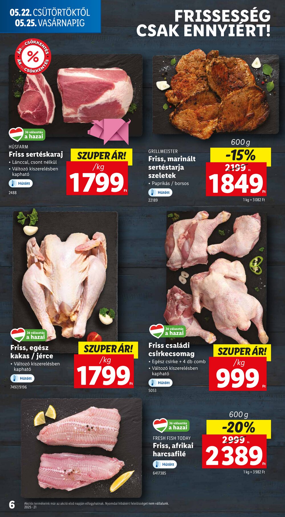 Lidl akciós újság 2025.05.22-től - 6. oldal.