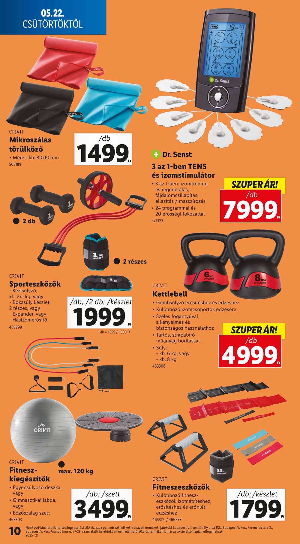 Lidl akciós újság 2025.05.22-től - 10. oldal.