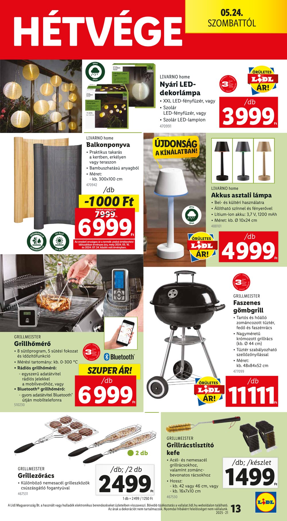Lidl akciós újság 2025.05.22-től - 13. oldal.