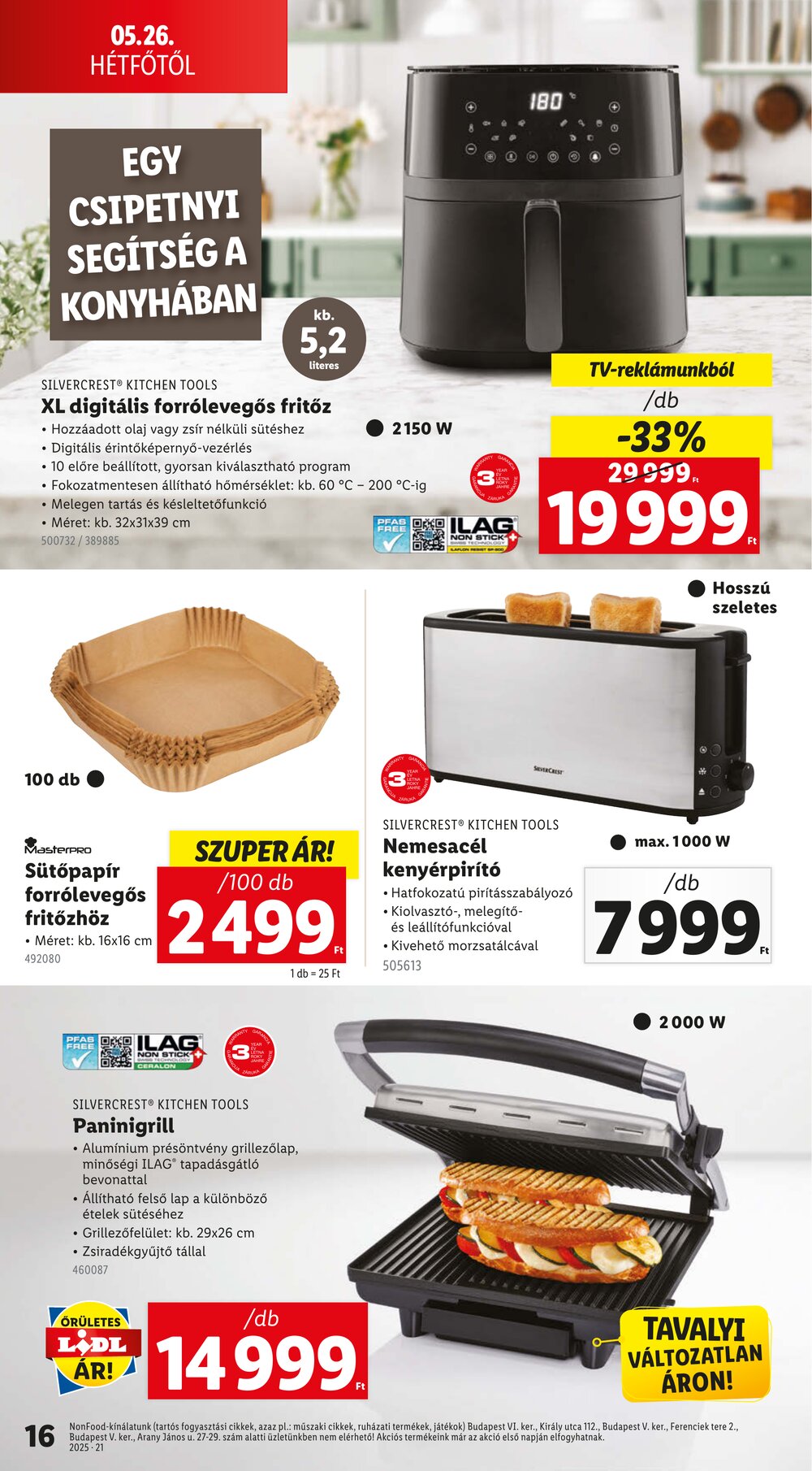 Lidl akciós újság 2025.05.22-től - 16. oldal.