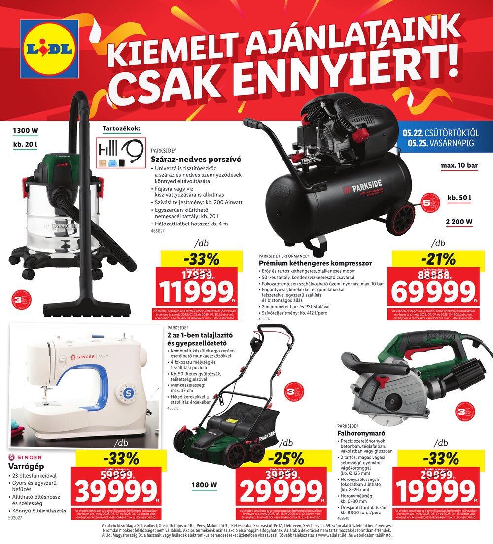 Lidl akciós újság 2025.05.22-től - 4. oldal.