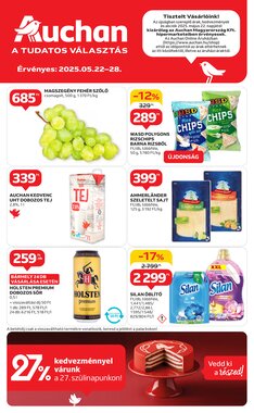 Auchan akciós újság 2025.05.22-től