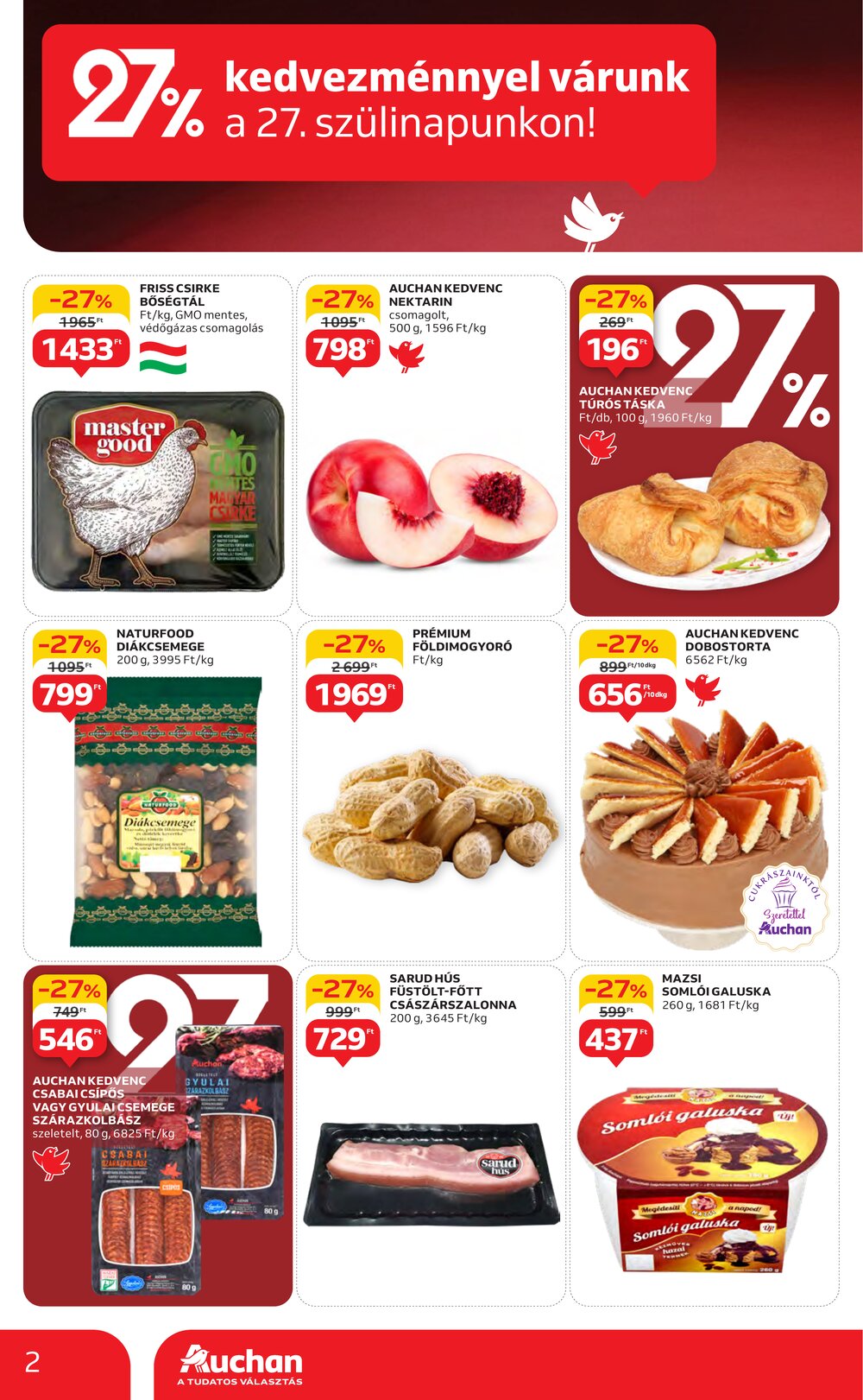 Auchan akciós újság 2025.05.22-től - 2. oldal.