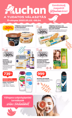 Auchan akciós újság 2025.05.22-től