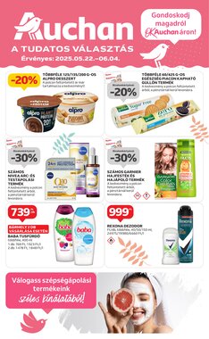 Auchan akciós újság 2025.05.22-től
