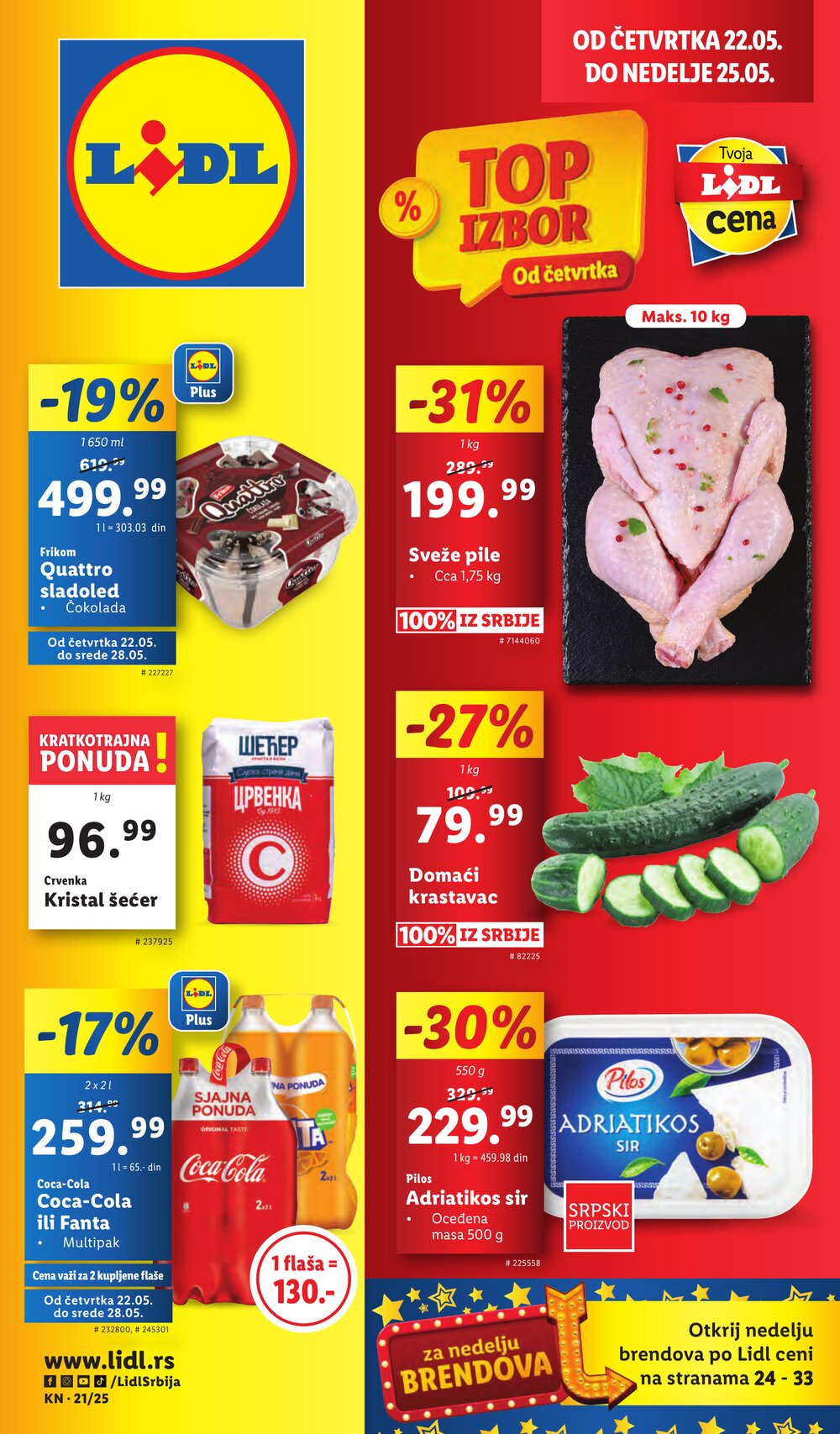 Lidl akciós újság 2025.05.22-től - 1. oldal.