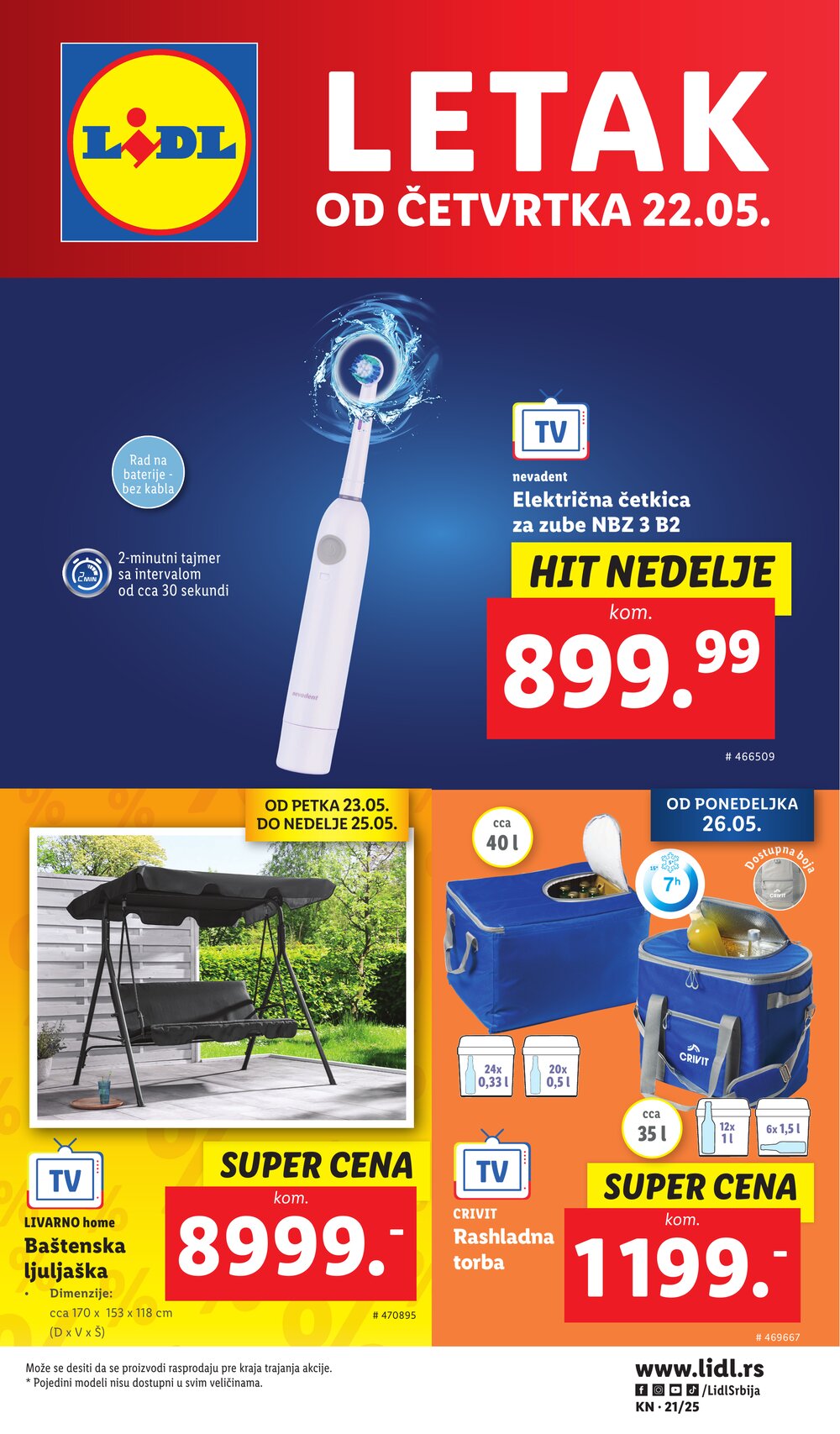Lidl akciós újság 2025.05.22-től - 1. oldal.
