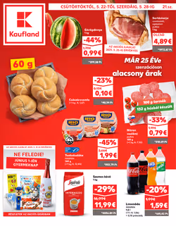 Kaufland akciós újság 2025.05.22-től