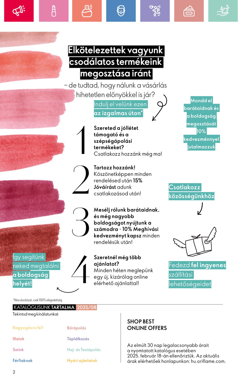 Oriflame akciós újság 2025.05.25-től - 2. oldal.