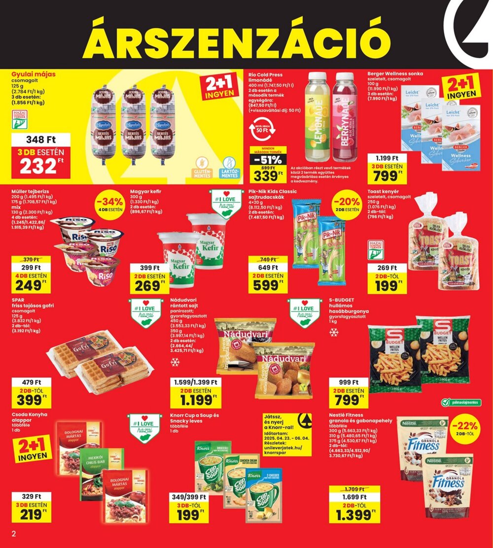 Interspar akciós újság 2025.05.29-től - 2. oldal.