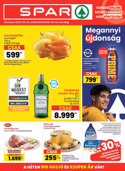 Spar akciós újság 2025.05.29-től