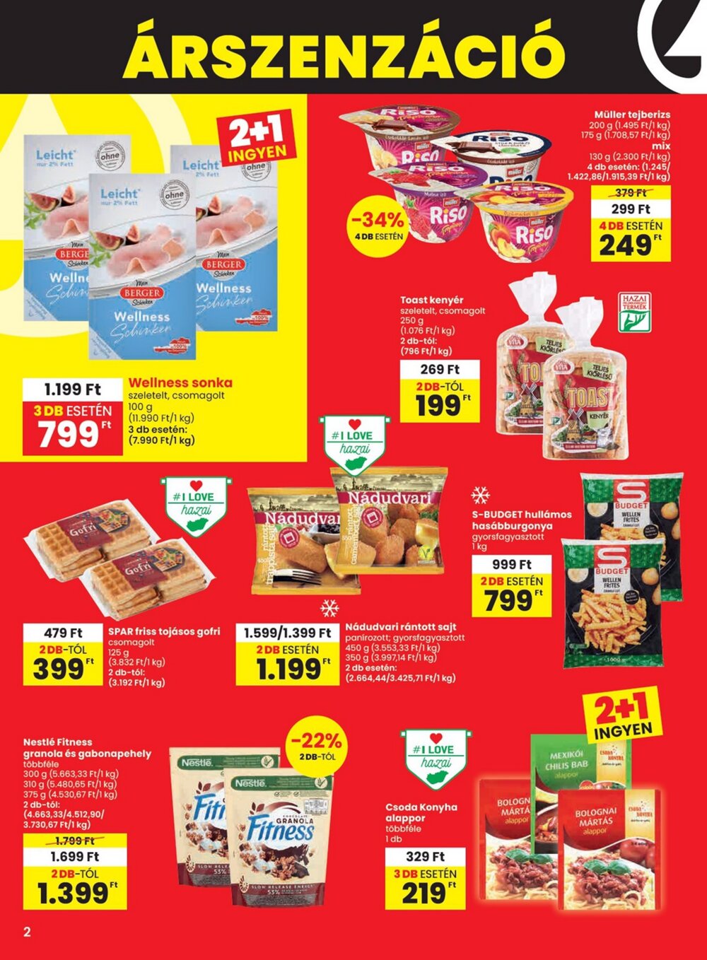 Spar akciós újság 2025.05.29-től - 2. oldal.