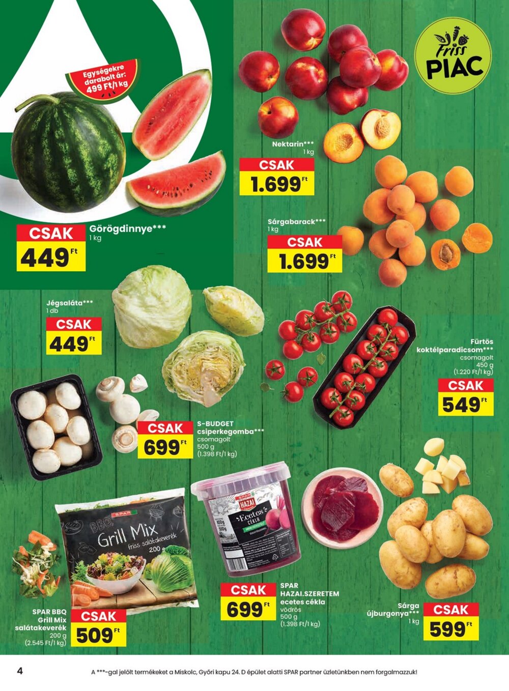 Spar akciós újság 2025.05.29-től - 4. oldal.