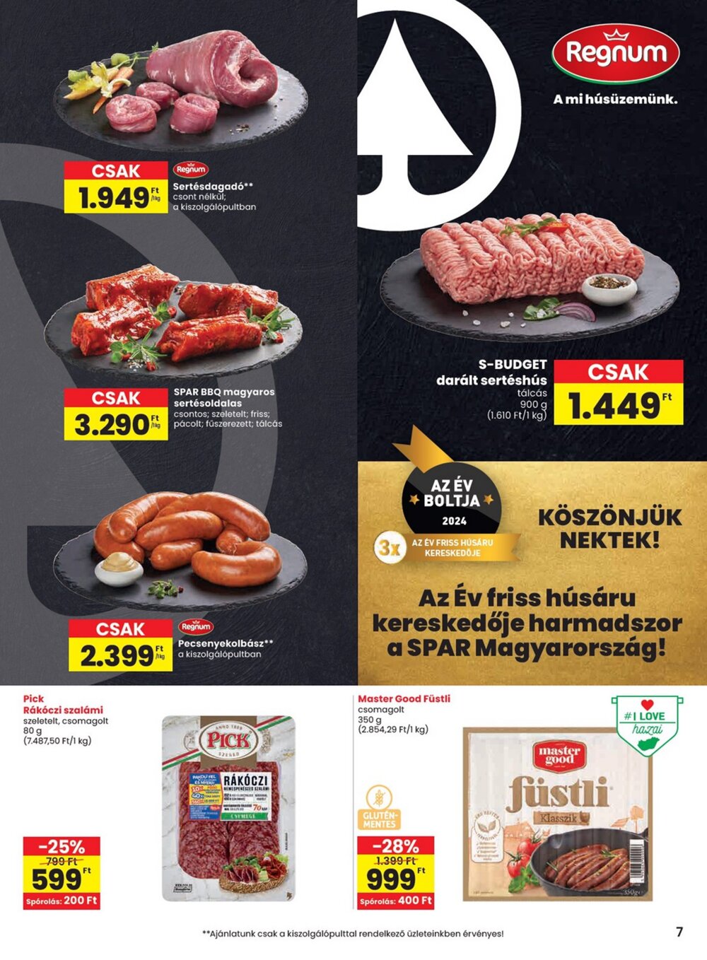 Spar akciós újság 2025.05.29-től - 7. oldal.