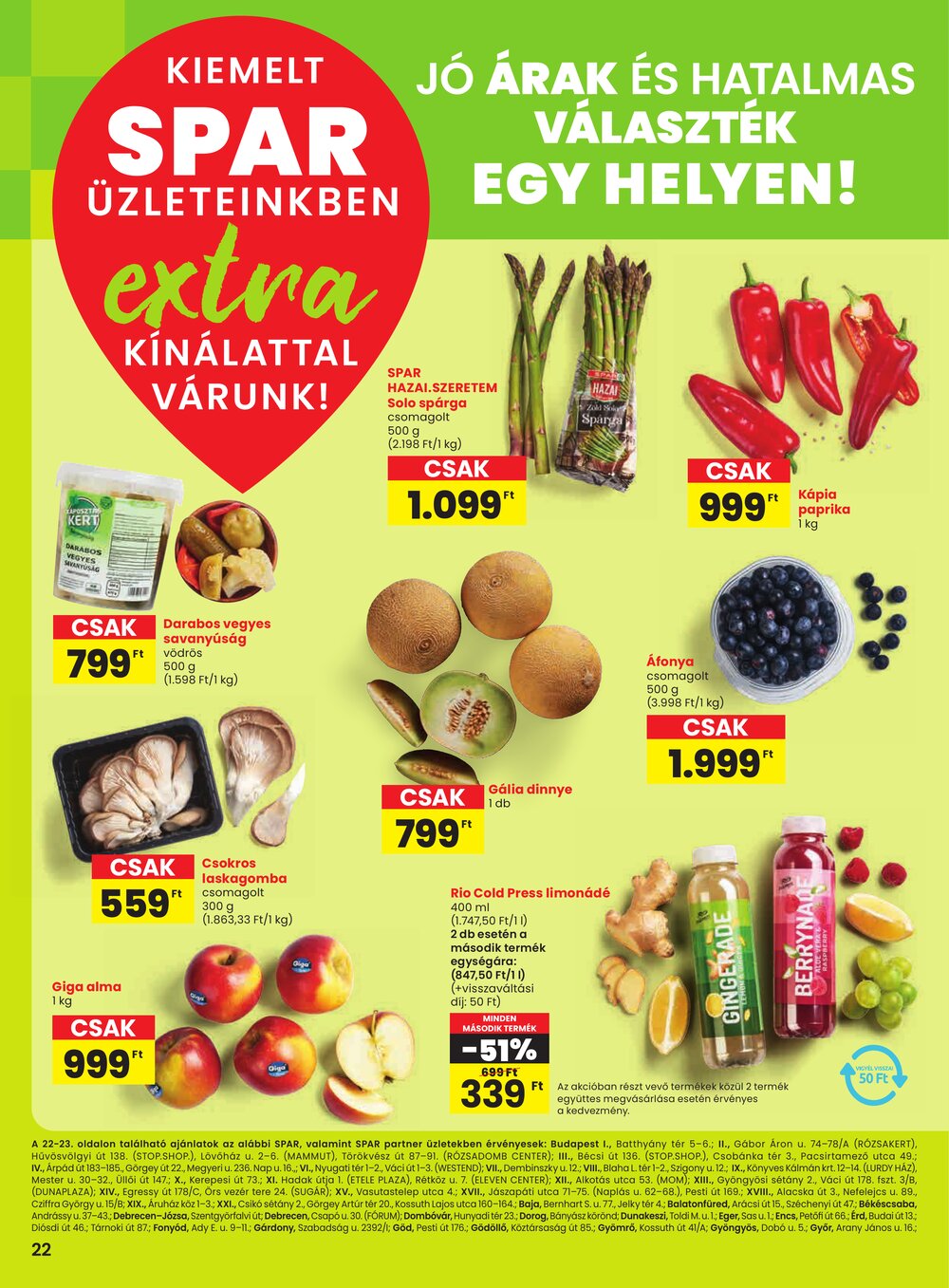 Spar Extra akciós újság 2025.05.29-től - 3. oldal.