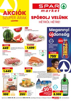 Spar Market akciós újság 2025.05.29-től