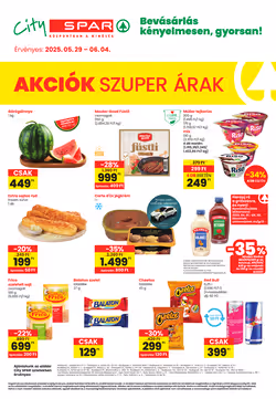 Spar akciós újság 2025.05.29-től
