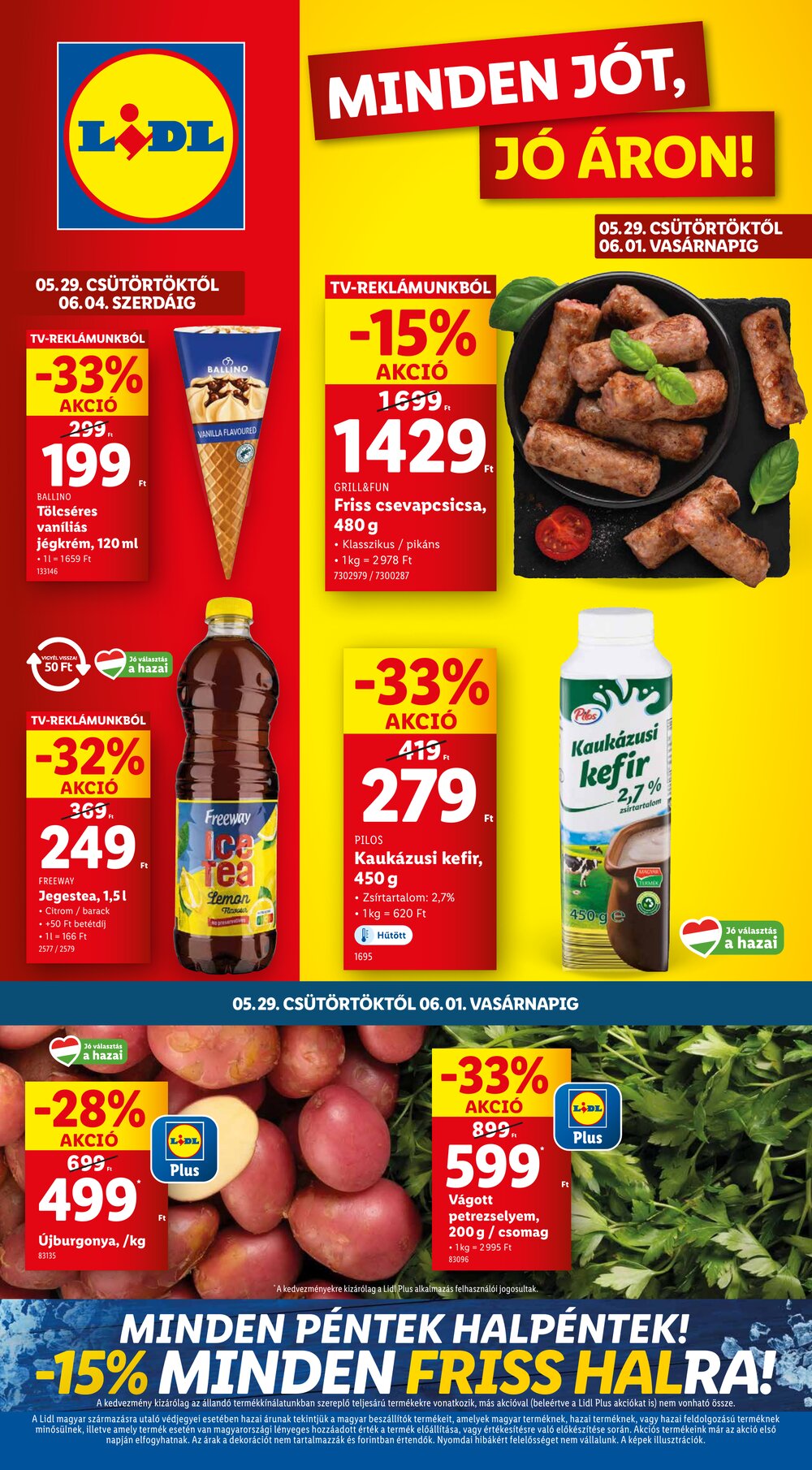 Lidl akciós újság 2025.05.29-től - 1. oldal.