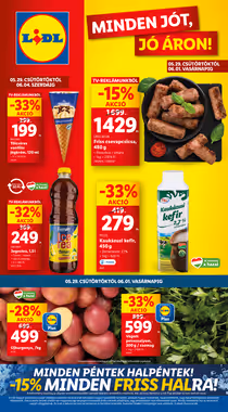 Lidl akciós újság 2025.05.29-től