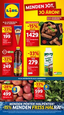 Lidl akciós újság 2025.05.29-től