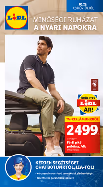 Lidl akciós újság 2025.05.29-től