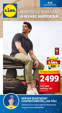 Lidl akciós újság 2025.05.29-től