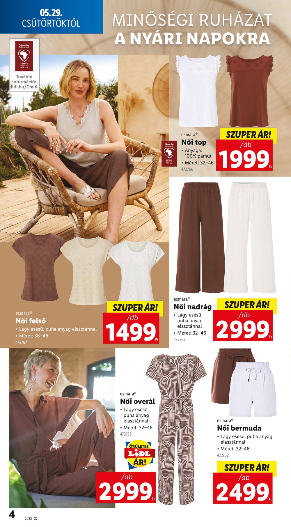 Lidl akciós újság 2025.05.29-től - 4. oldal.