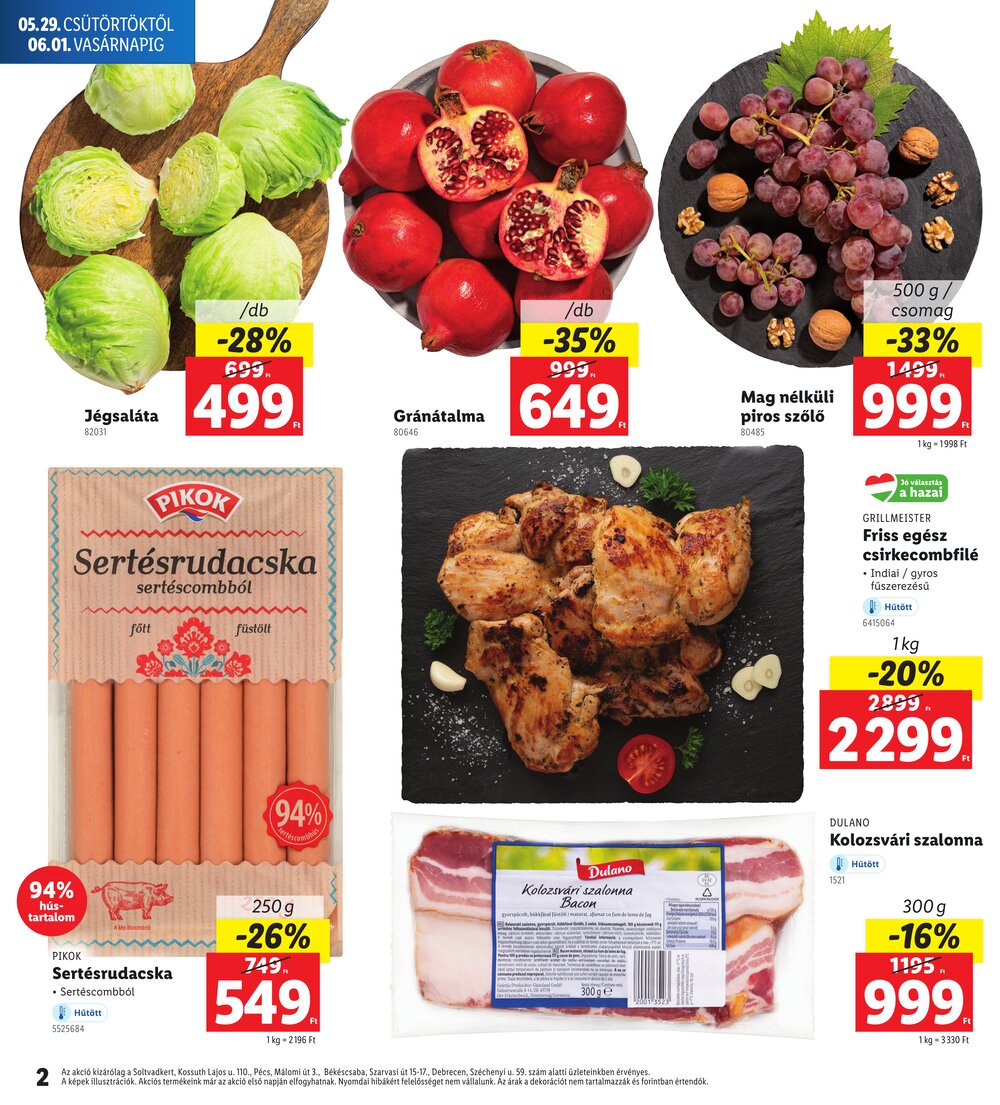 Lidl akciós újság 2025.05.29-től - 2. oldal.