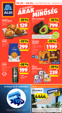 Aldi akciós újság 2025.05.29-től