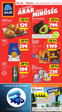 Aldi akciós újság 2025.05.29-től