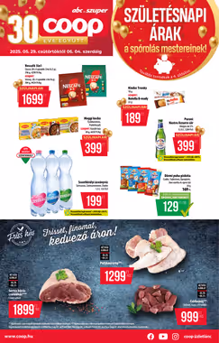 Coop akciós újság 2025.05.29-től