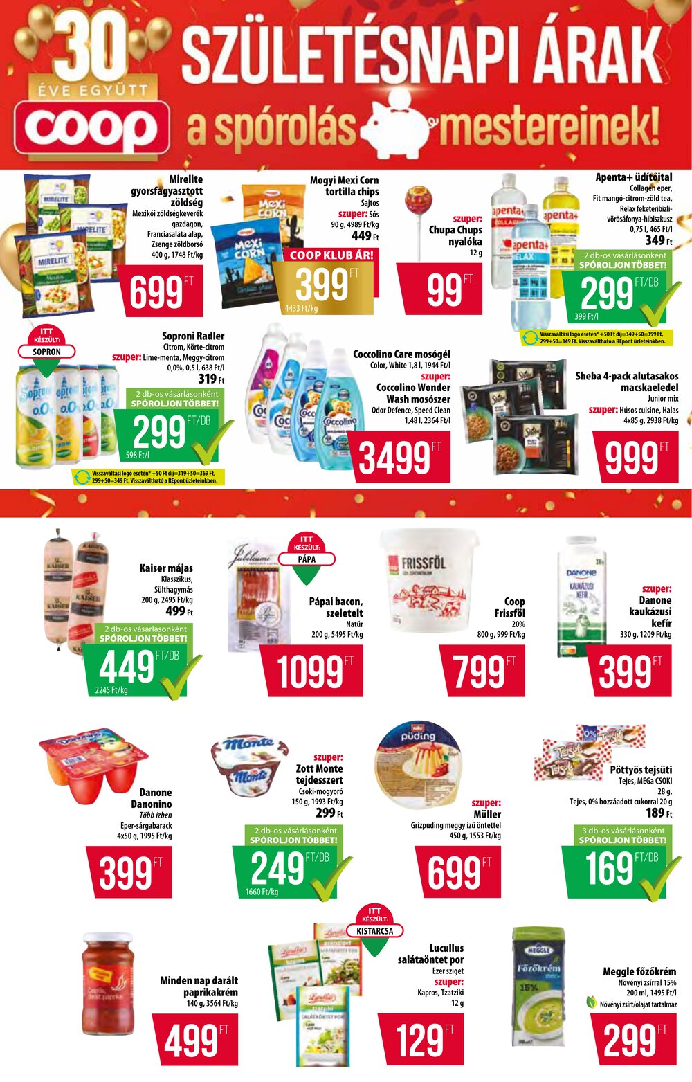 Coop akciós újság 2025.05.29-től - 4. oldal.
