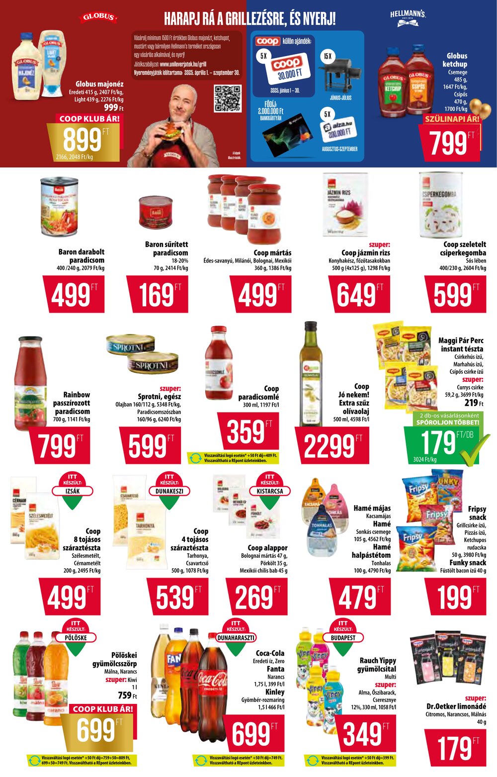 Coop akciós újság 2025.05.29-től - 5. oldal.