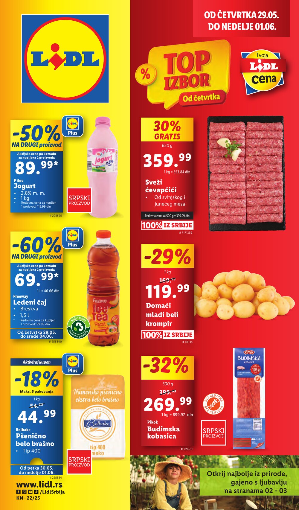 Lidl akciós újság 2025.05.29-től - 1. oldal.