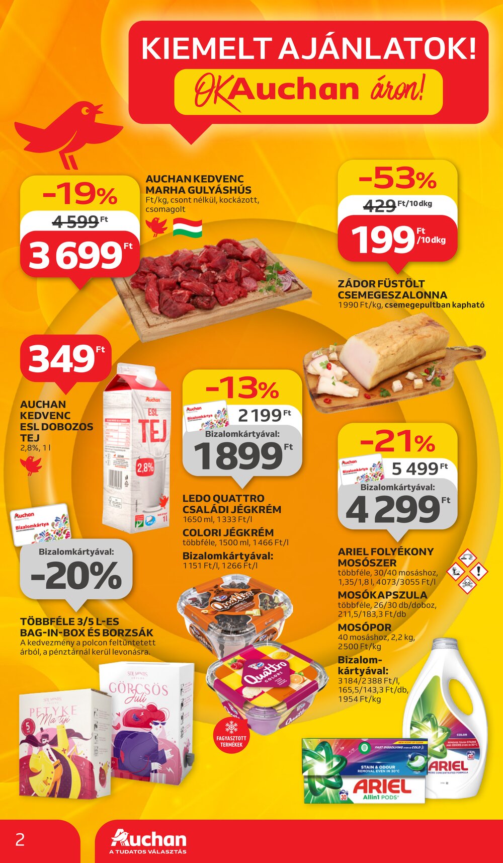 Auchan akciós újság 2025.05.29-től - 2. oldal.