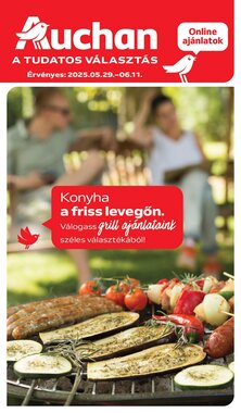 Auchan akciós újság 2025.05.29-től