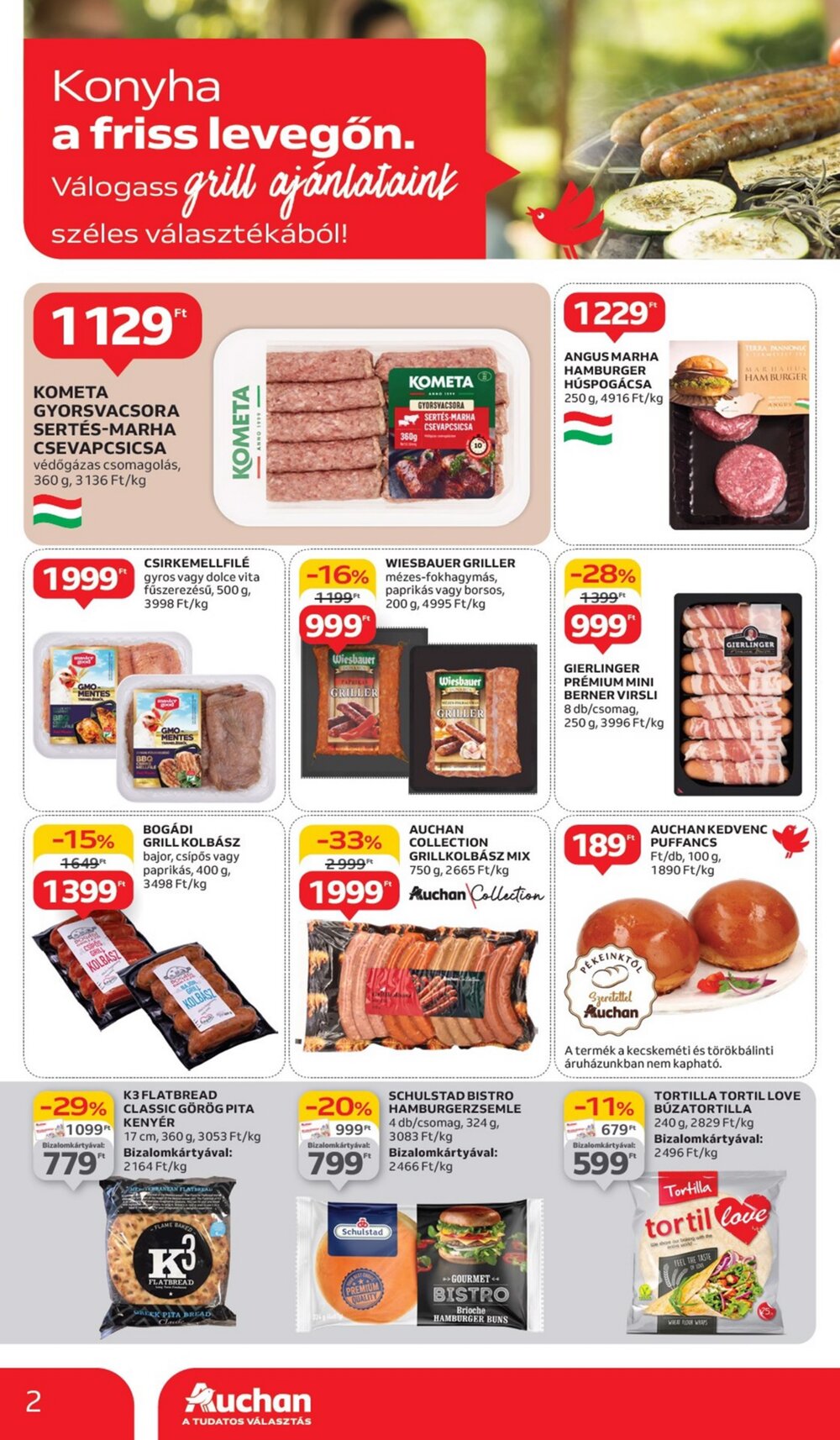 Auchan akciós újság 2025.05.29-től - 2. oldal.