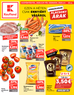 Kaufland akciós újság 2025.05.29-től