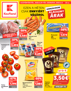 Kaufland akciós újság 2025.05.29-től