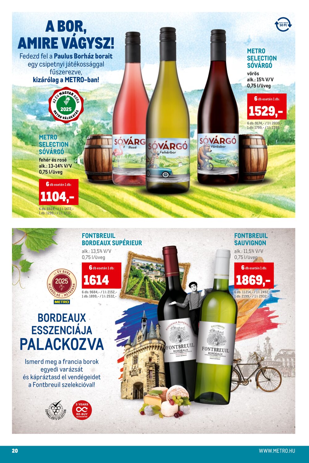 METRO akciós újság 2025.06.01-től - 20. oldal.