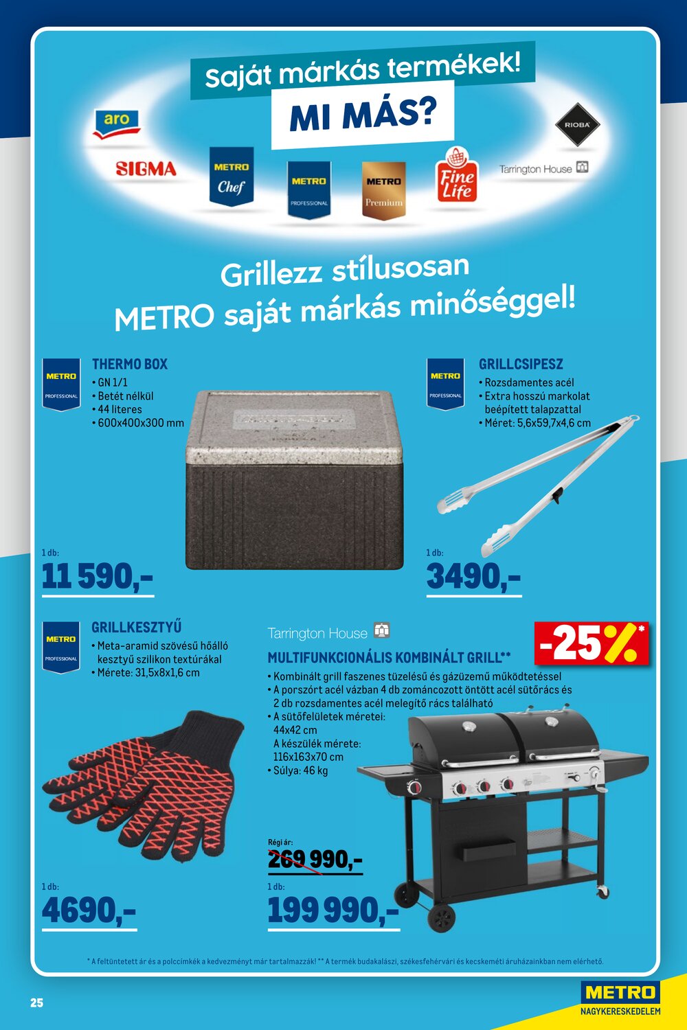 METRO akciós újság 2025.06.01-től - 25. oldal.