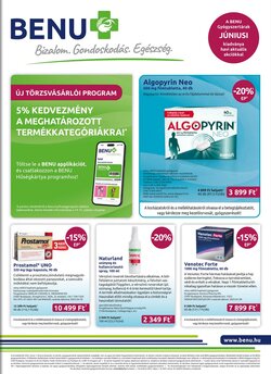 BENU Gyógyszertárak akciós újság 2025.06.01-től