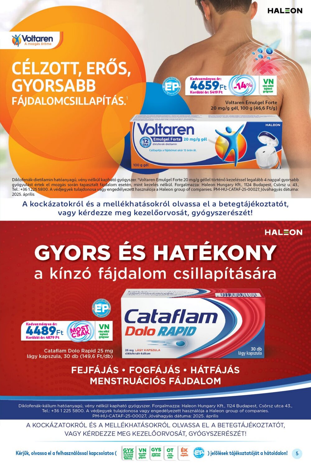 Gyöngy Patikák akciós újság 2025.06.01-től - 5. oldal.